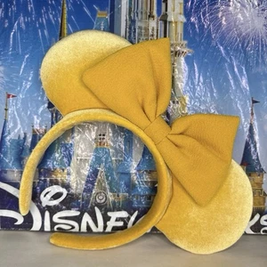 Disney Parks Safrangelb Winnie Puuh Samt Herbst Minnie Maus Ohren - Bild 1 von 2