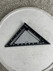 Johnson Johnny Vierkant 4 1/2" Aluminium professionell leicht ablesbare Oberfläche Vierkant - Bild 1 von 8