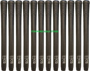 The Grip Master Kidd Leather Golf Swing Grips Standard Black Core .600 Set 12 - Picture 1 of 4