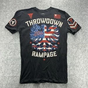 Throwdown Rampage Quinton Jackson T-Shirt Men's XL Double-Sided UFC MMA Fighter - Picture 1 of 15