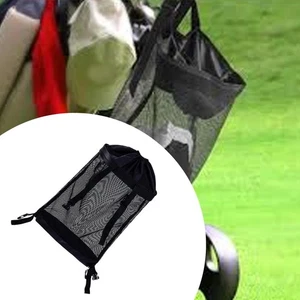 Golf Push Cart Storage Bag Golf Cart Accessories Mesh Bag - Picture 1 of 6