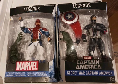 LOTE FIGURA LEYENDAS MARVEL ABOMINACIÓN SERIE BAF CAPITÁN AMÉRICA BRITAIN OF Foto 1 de 4