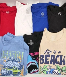 Lot Of 7 New Wonder Nation Boys' Kid Tank Top XL 14-16 Red Blue White Black - Picture 1 of 12