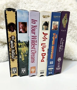 Lot of 6 Family & Kid Friendly Videos VHS Feature Films For Families - Picture 1 of 9