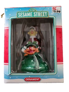 Sesame Street Burt & Ernie Ornamento Artista Kurt Adler 1998 Jim Henson en caja - Imagen 1 de 7