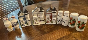 Vintage Assorted Salt &Pepper Shakers Lot of 4 Sets, Otagari, Golden Crown E&R - Picture 1 of 24