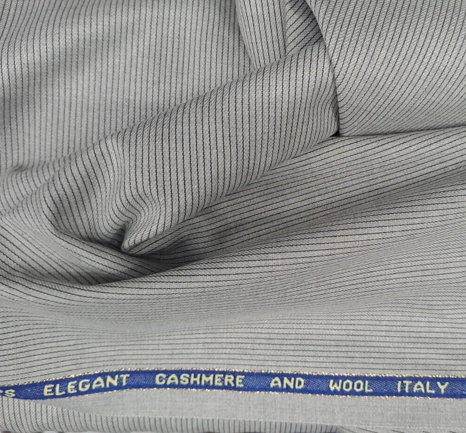 Traje a rayas súper fino años 120 tela lana cachemir mejor para todas las estaciones Foto 1 de 1