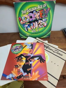 *RARE* 1992 THE GOLDEN AGE OF LOONEY TUNES Volume 2 1931-48 5 LASER DISC SET MGM - Foto 1 di 6
