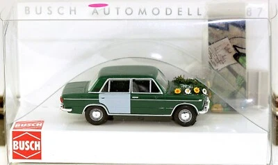 BUSCH 50509 H0 1/87 VAZ 2103 LADA 1500 "Berlin Wall" dk green DDR MIB - Image 1 of 4