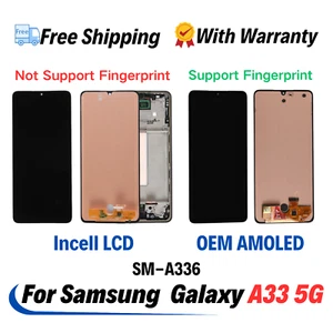 For Samsung Galaxy A33 5G A336 OLED LCD Display Screen Assembly Replacement Lot - Picture 1 of 25