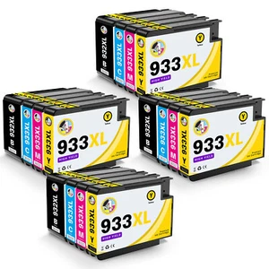 SET Tintenpatronen für 932XL 933XL 7110 6100 6600 7612 6700 7510 7610 6700 - Bild 1 von 22