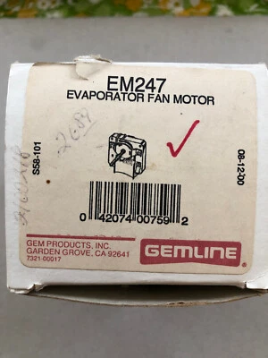 Двигатель испарителя Gemline EM247 - Изображение 1 из 4