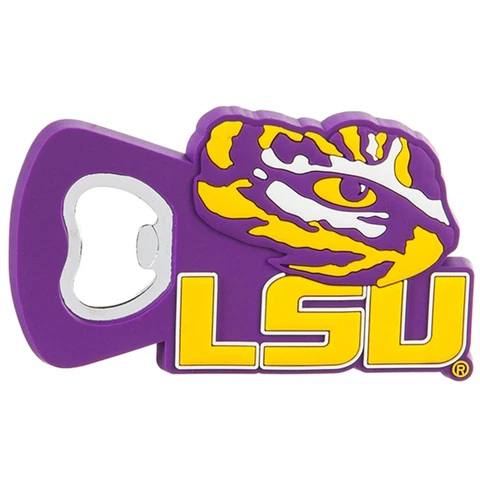 LSU Tigers Team Magnet Bottle Opener Cover