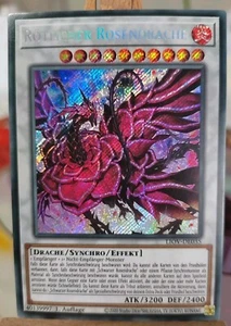 RÖTLICHER ROSENDRACHE - LIOV-DE035 Secret Rare / 1. Auflage Near Mint - Bild 1 von 2