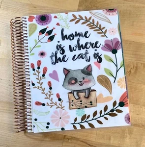 "Home is Where the Cat is" Cover Set 4 use w/ Erin Condren Life Planner - Picture 1 of 4