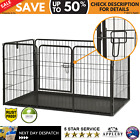Puppy Playpen With Bottom Tray Indoor Outdoor Exercise Play Area Steel Kennel