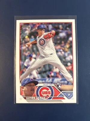 2023 Topps Baseball Card Javier Assad Rookie Chicago Cubs #444 - Image 1 of 2