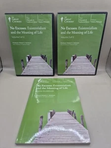 No Excuses - Existentialism - The Great Courses - DVD & Guidebook - Like New S3 - Picture 1 of 12