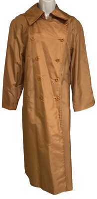 The Totes Jacket Women’s Sz 14 P 80s Bright Gold Rain Jacket 100% Nylon Read! - Image 1 of 4