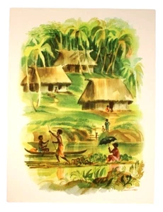 Dinner Aboard Menu S.S. Matsonia, Fiji, Friday June 9, 1961 Menu Ship - Picture 1 of 2