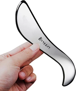 Herramienta rascadora muscular Gua Sha de acero inoxidable, herramienta de tejido cicatrizante, física... - Imagen 1 de 11