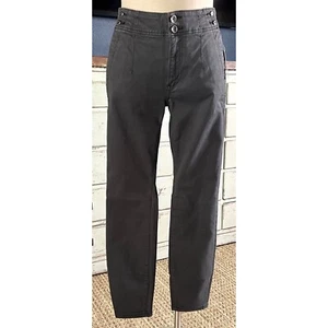 Jeans Anthropologie Pilcro skinny grigio scuro freccette nuovi con etichette $128 taglia 28 - Foto 1 di 9