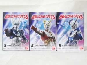 Bandai Chodo Alpha Ultraman 3 Figur Saga Strong Corona Zero Luna Miracle Zero - Bild 1 von 20