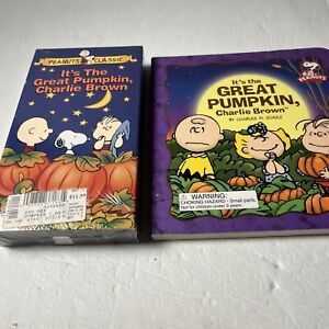 It’s The Great Pumpkin Charlie Brown VHS Factory Sealed Slip Sleeve W/ Book