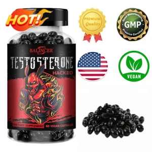 Musculación + Fuerza Testosterona Booster Cápsulas de Prueba 30/60/120 Cápsulas - Imagen 1 de 12