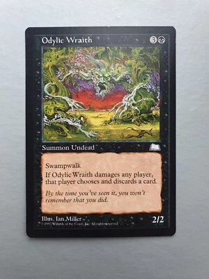 Odylic Wraith, MTG Weatherlight (1997) Uncommon Black Creature NM - Image 1 of 2