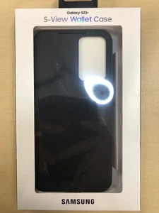 Custodia portafoglio Samsung S-View OEM per Samsung Galaxy S23+ (Plus) 5G - nero - Foto 1 di 5