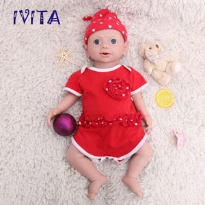 19" Full Silicone Reborn Baby Girl Doll Newborn Cute Lifelike for Childrens - Bild 1 von 8