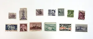 Vintage US Postage Stamp Lot (13) Assorted / United States, NRA, Capitol - Picture 1 of 2