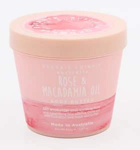 Organik Botanik Australia Rose & Macadamia Body Butter 450g RRP £24 - Picture 1 of 2