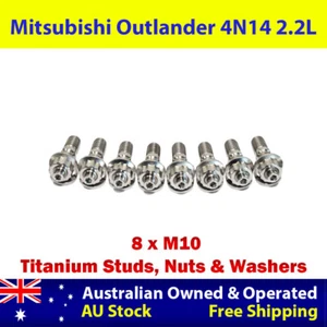 Titanium Exhaust Manifold Stud Kit For Mitsubishi Outlander 4N14 2.2L - Picture 1 of 5