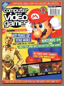 Computer & Video Games Magazine C&VG C+VG 1997 04 April 20 Years of Star Wars - Picture 1 of 3