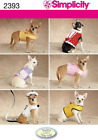 Small to Medium Dog Clothes and Jackets Sewing Pattern, Sizes XXS to M,White. Ta