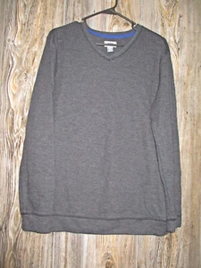 Old Navy Boys Gray Lightweight Sweater Long Sleeve Shirt Size XXL 18 - Picture 1 of 9