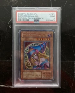 YuGiOh PSA 9 MINT P4-01 Ultra Rare Dark Magician Girl Japanese Premium Pack 4 - Picture 1 of 2