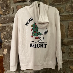 Neu Peanuts Snoopy & Woodstock Weihnachtsbaum Hoodie Sweatshirt M Medium Unisex - Bild 1 von 10