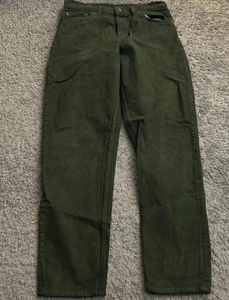 VINTAGE Levis 550 Jeans Mens 33x32 Green Olive Made In USA - Picture 1 of 10