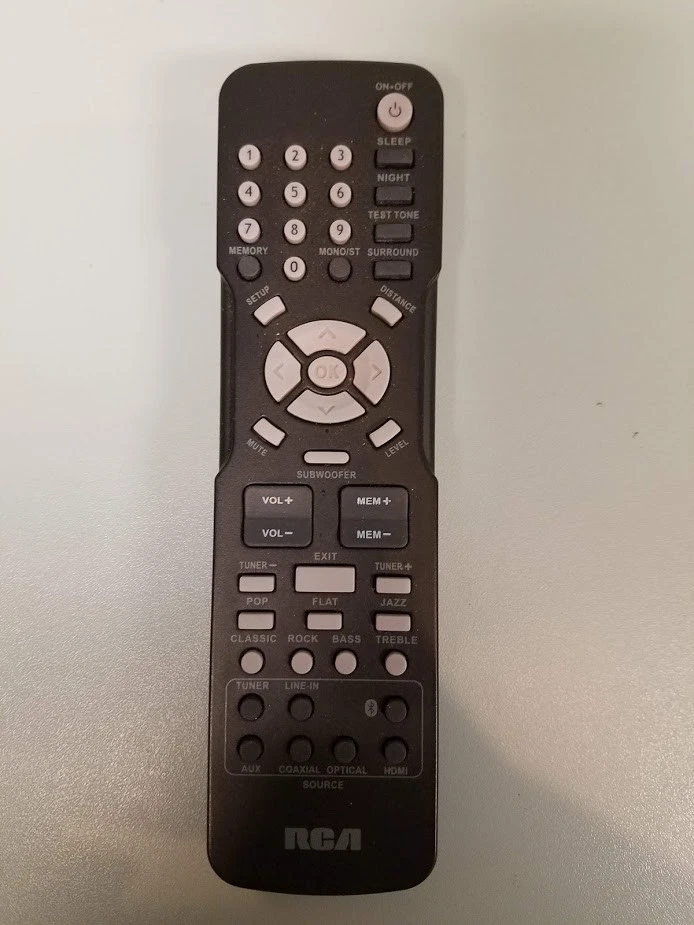 Mando a distancia RCA para altavoz negro infrarrojo OOF899 Foto 1 de 3
