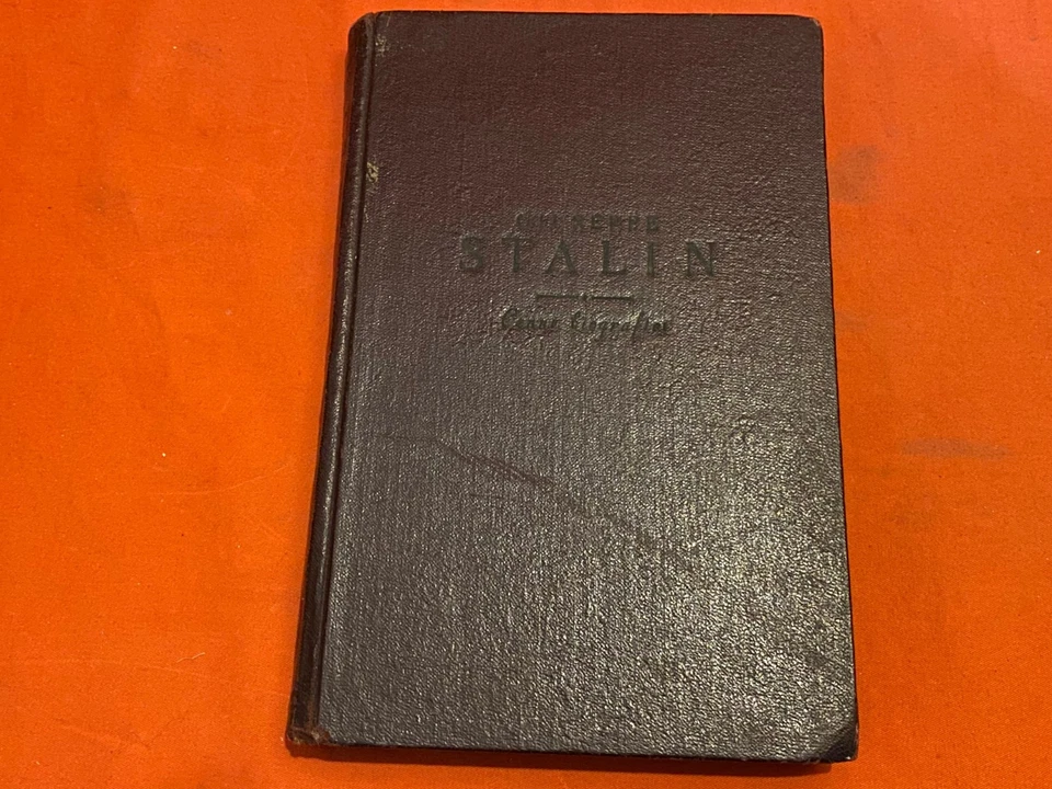 GIUSEPPE STALIN 1948 CENNI BIOGRAFICI VINTAGE ALBANIAN BOOK ITALIAN - Image 1 of 4