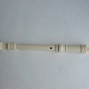Yamaha Plastic Flute Ivory Cream Color 13" 3 Piece USED - Picture 1 of 6
