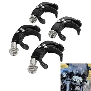54mm 56mm Windshield Clamps set of 4 Fit For Harley Low Rider ST FXLRST 2022-Up - Picture 1 of 11