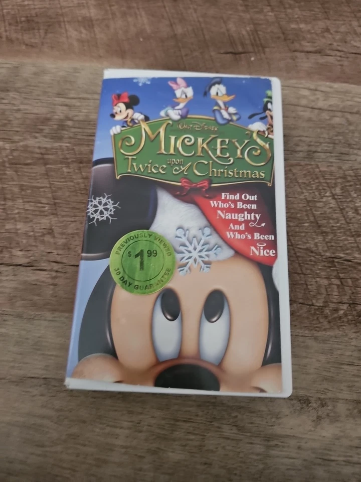 Mickey’s Twice Upon A Christmas VHS Disney Clamshell 2004 - Image 1 of 3