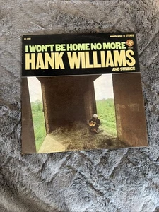 Hank Williams And Strings(I Won’t Be Home No More)Vinyl 33/MGM SE-4481 - Picture 1 of 6
