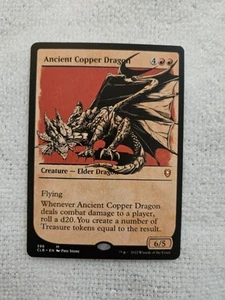 Ancient Copper Dragon (Showcase) Commander Legends: Battle for Baldur's Gate Reg - Picture 1 of 2