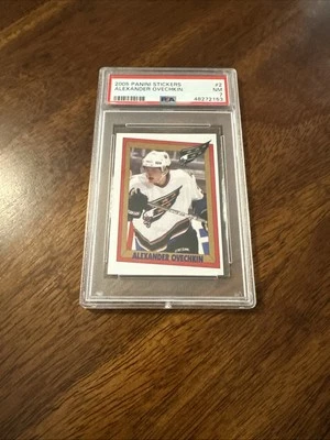 2005 PANINI НАКЛЕЙКИ RC ДЕБЮТАНТ АЛЕКСАНДР ОВЕЧКИН PSA 7 POP 3 только с 20 ⬆️ - Изображение 1 из 2