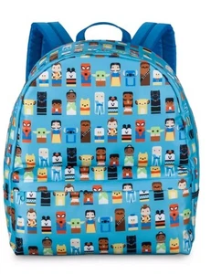 Disney 100 Years Of WonderBackpack Disney Characters Adjustable Straps Blue - Picture 1 of 2